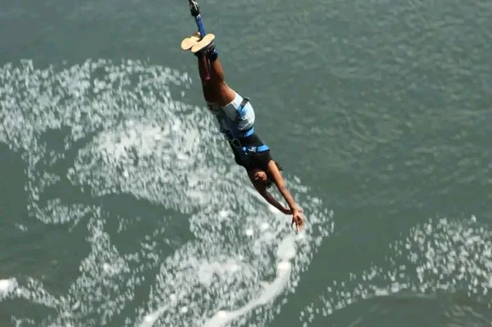 Bungee Jumping Over River Nile